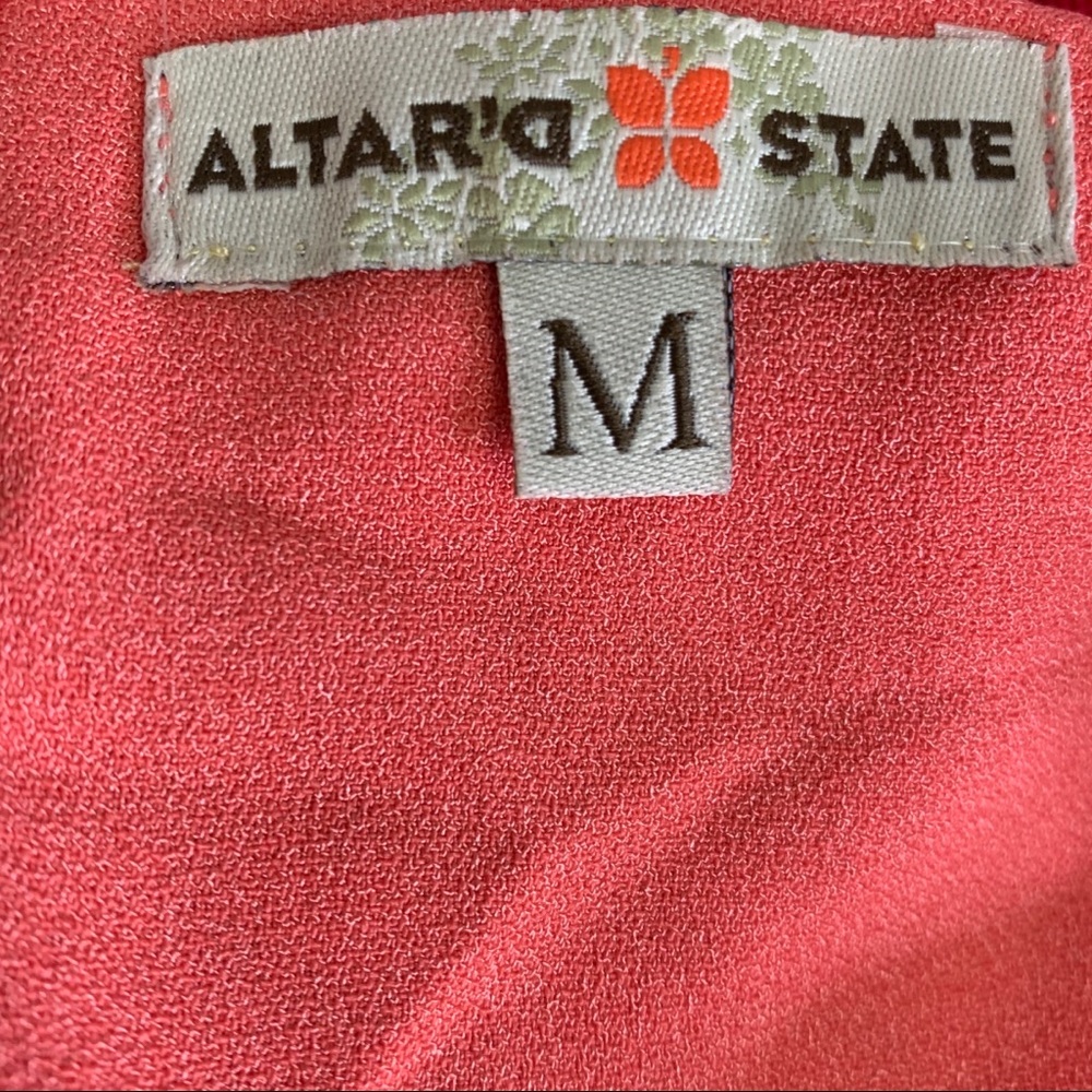 ALTAR’D STATE ORANGE SLEEVELESS DRESS - Picture 6 of 7